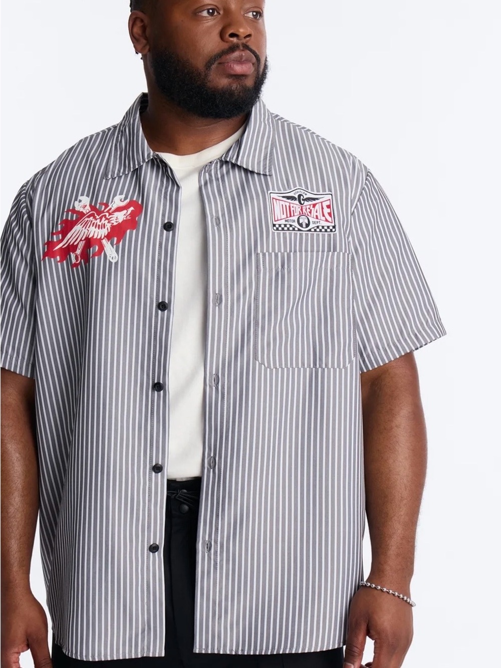 Men’s Button Down Striped Shirt